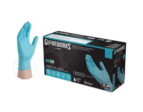 5 Mil Nitrile Disposable Gloves 100 Pack